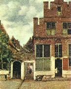 Jan Vermeer den lilla gatan oil painting reproduction